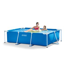 Vrtni okvirni bazen pravokotne oblike 220 x 150 cm 28270 INTEX, INTEX