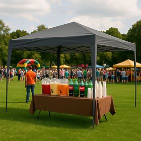 Vrtni paviljon 3x3 m samodejno zložljiva streha za vrt na terasi MultiGarden, MultiGarden