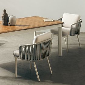 Vrtni set Porticato, raztegljiva miza 211-300 cm + 12 stolov, akacijev les FSC, videz tika