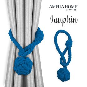 Zavese - dodatki DAUPHIN barva indigo ameliahome