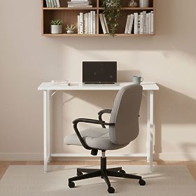 Zložljiva računalniška miza 80x45 cm mizica za prenosnik bela ModernHome, MODERNHOME